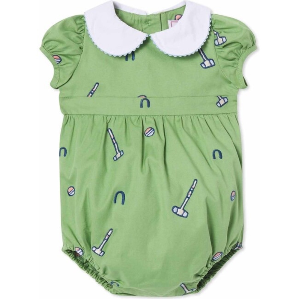 NWOT Classic Prep Croquet Baby Bubble Romper
